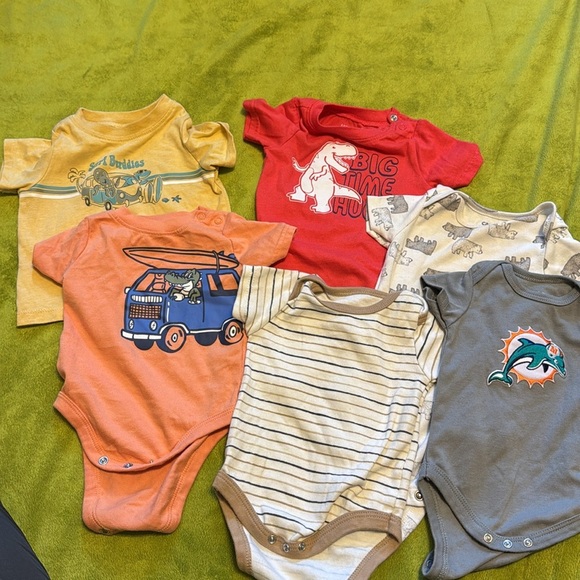 11 Piece Baby Boy Sz 3-6M Assorted Baby Clothing, Carter’s, Disney, Alligator - Picture 6 of 14